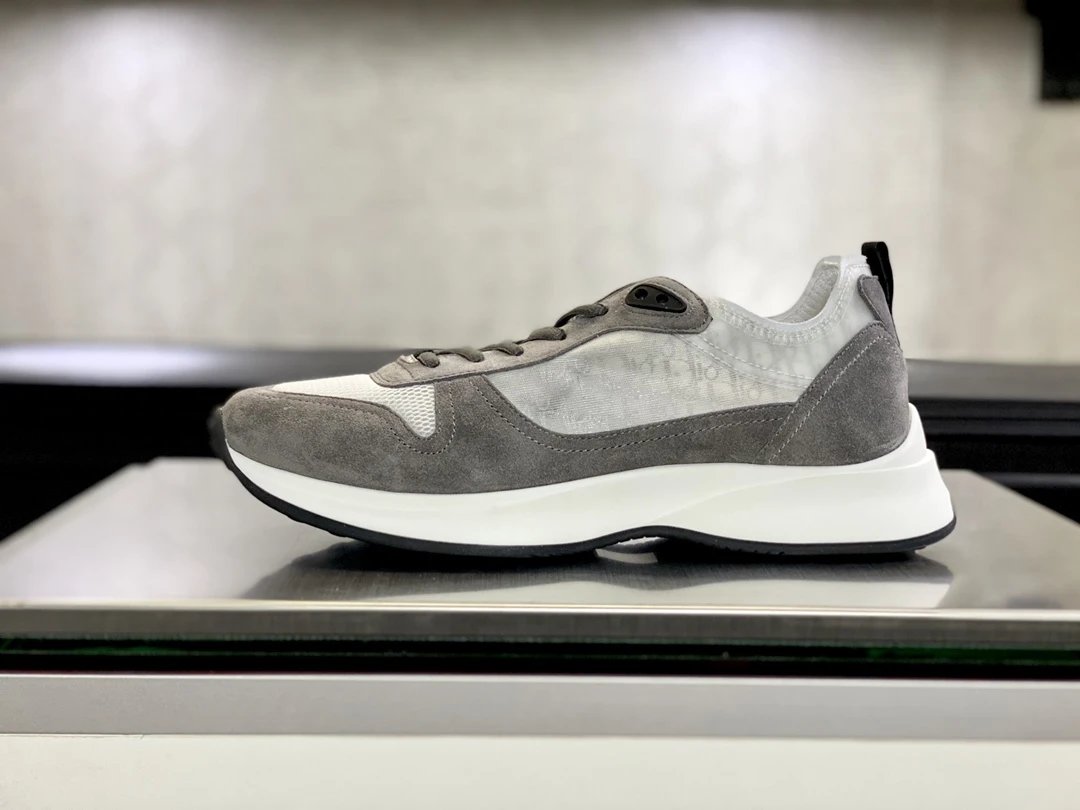 Dior B25 Runner Grey White Oblique