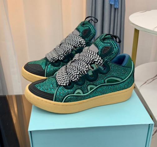 Louis Vuitton Rivoli Sneaker White Green Monogram