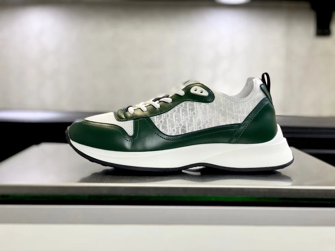 Dior B25 Runner Oblique Grey Green