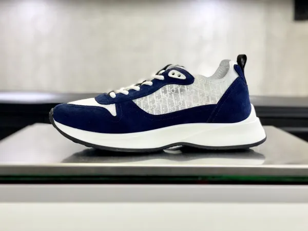 Dior B23 Oblique Black and White Sneakers - 11