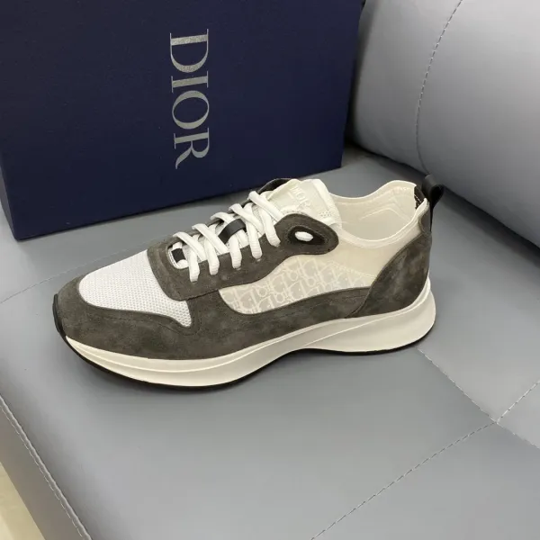 Dior B23 Oblique Black and White Sneakers - 13