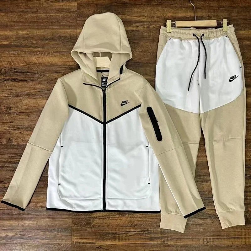 Stitching yellow and white suit