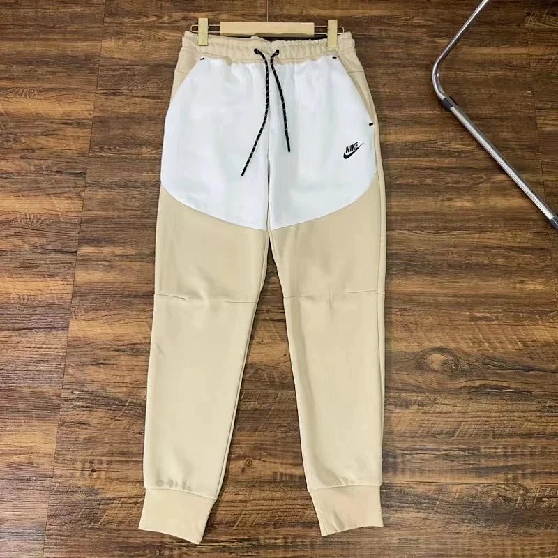 Stitching yellow and white pants