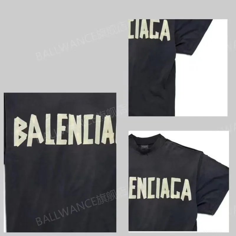 Balenciaga Flame Logo T-Shirt Black - 18