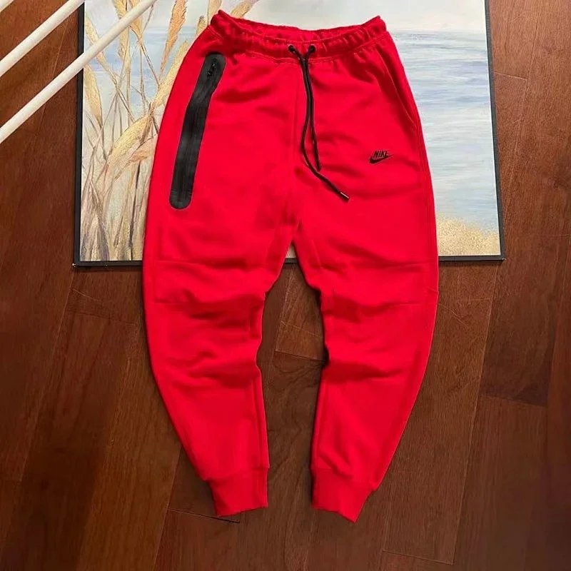 Solid Red Pants
