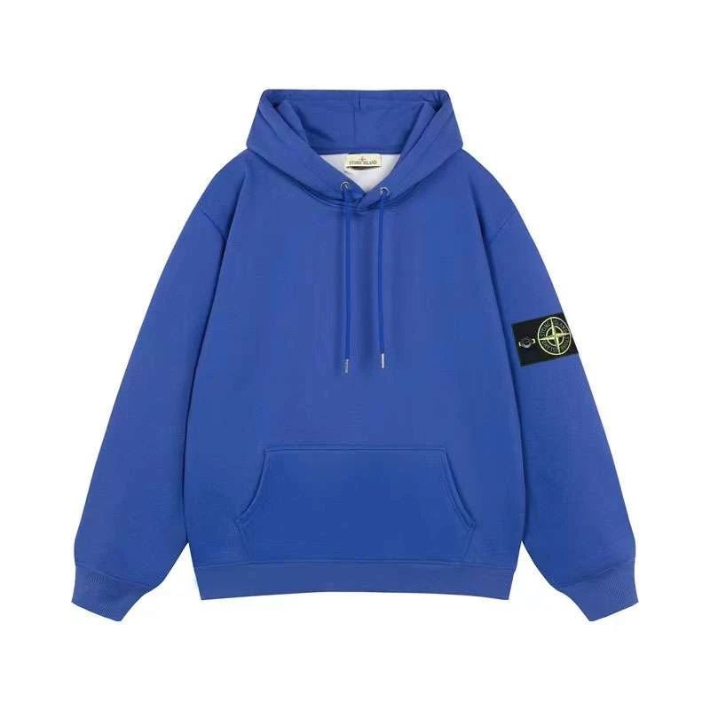 Basic hooded deep blue