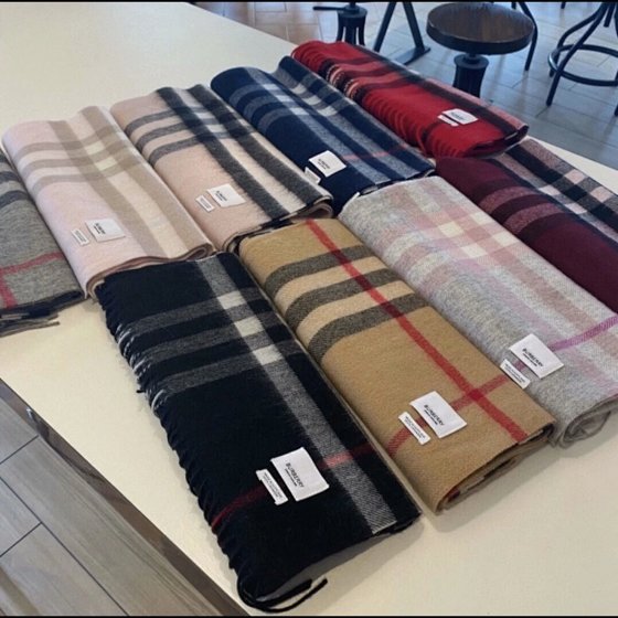 Bur Wannian Classic Bag Scarf 190 * 30CM