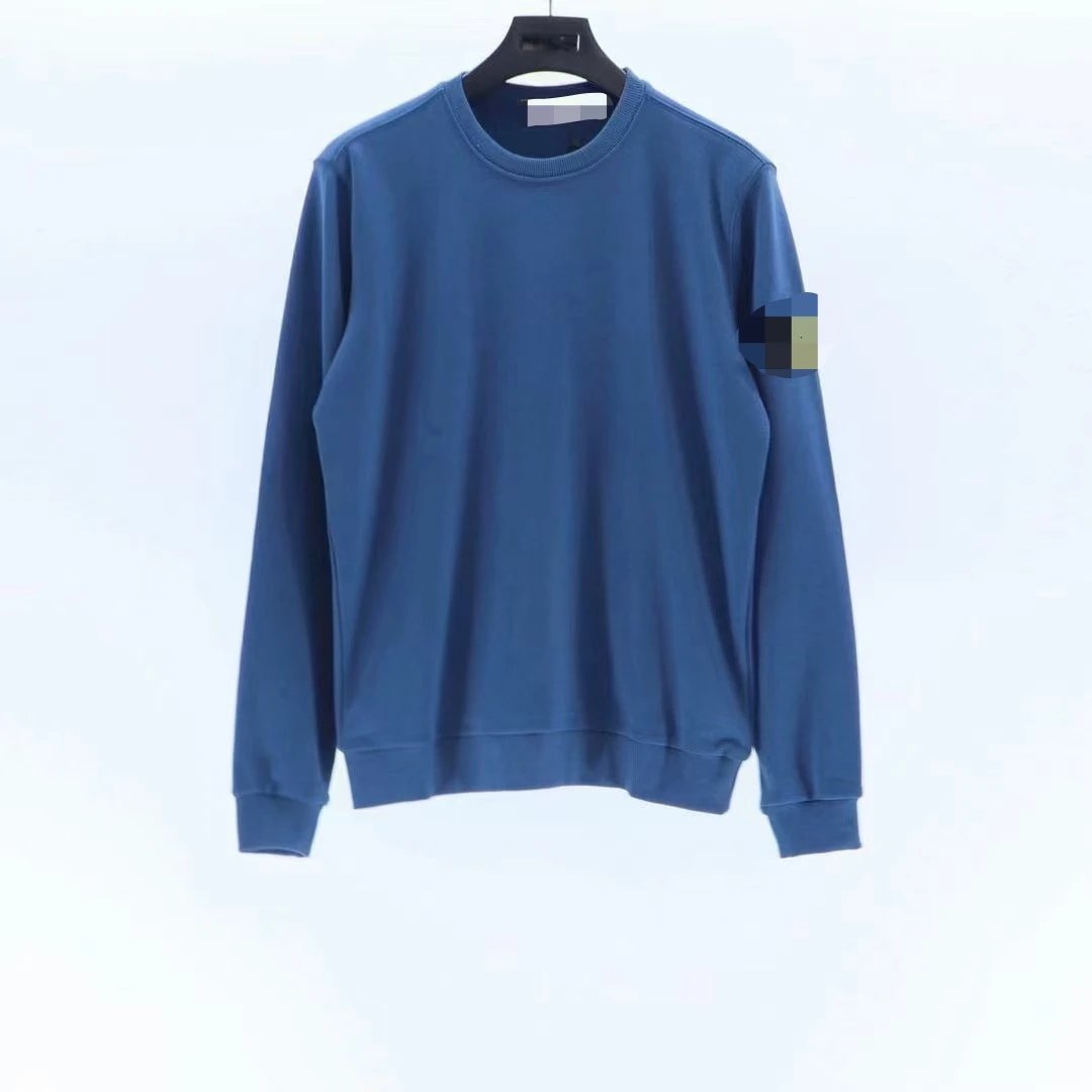 Loose-Fitting Crew Neck Terry Cloth Sweatshirt photo 5
