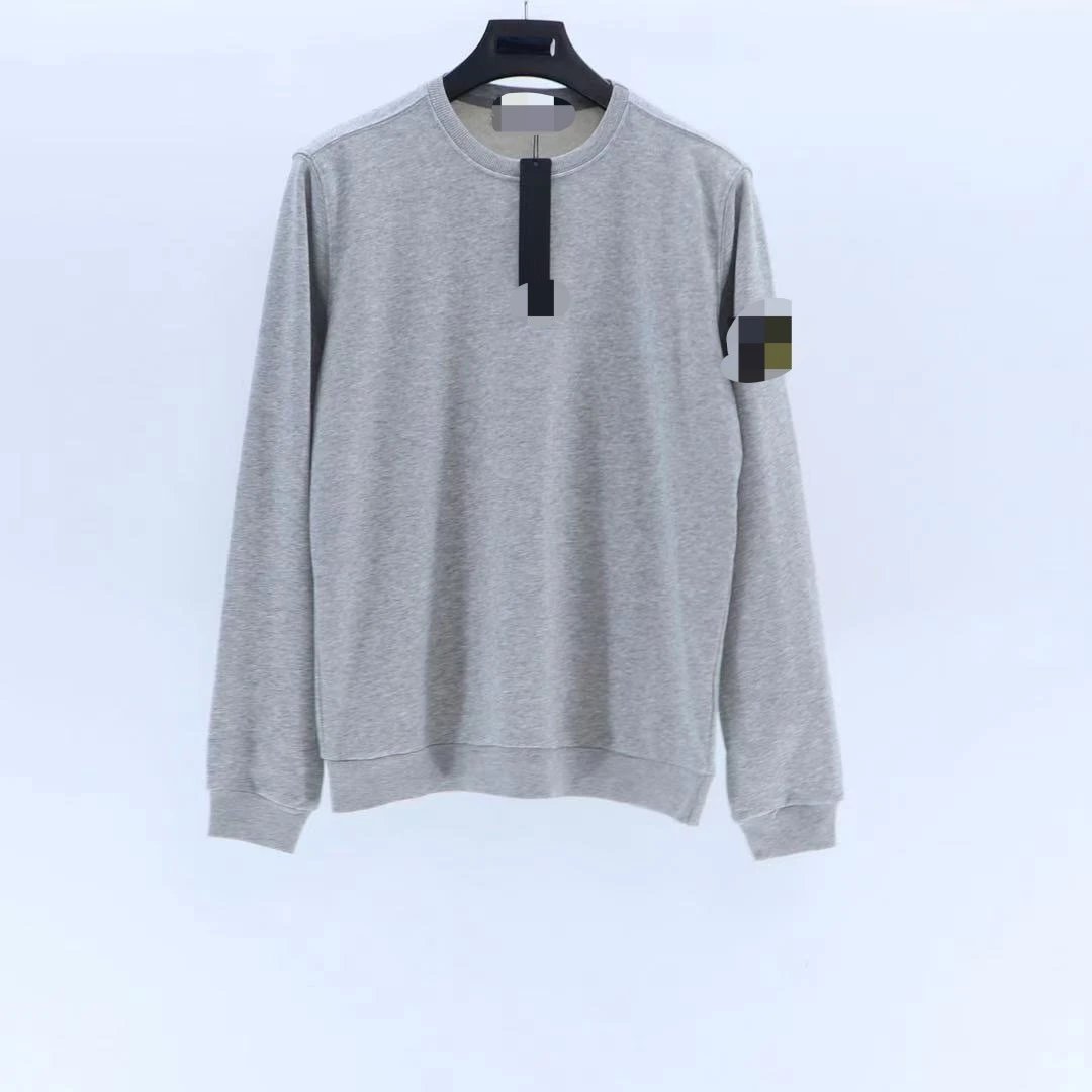 Loose-Fitting Crew Neck Terry Cloth Sweatshirt photo 6