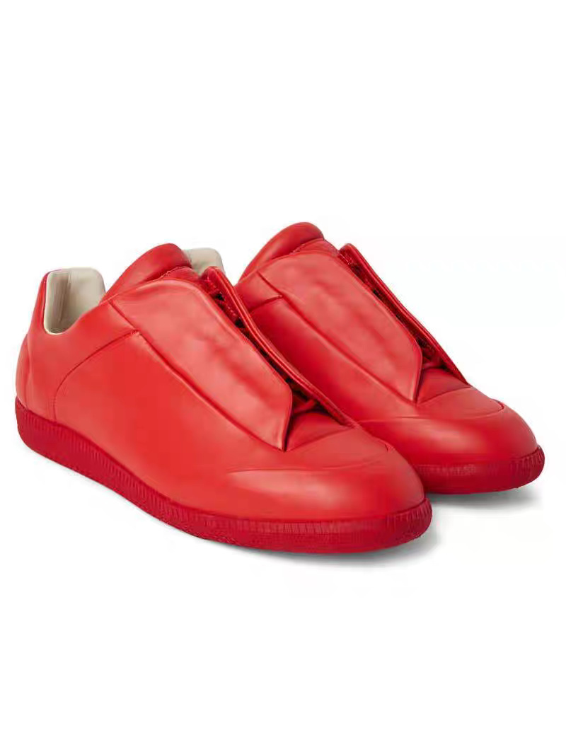 Red Silk Low Top