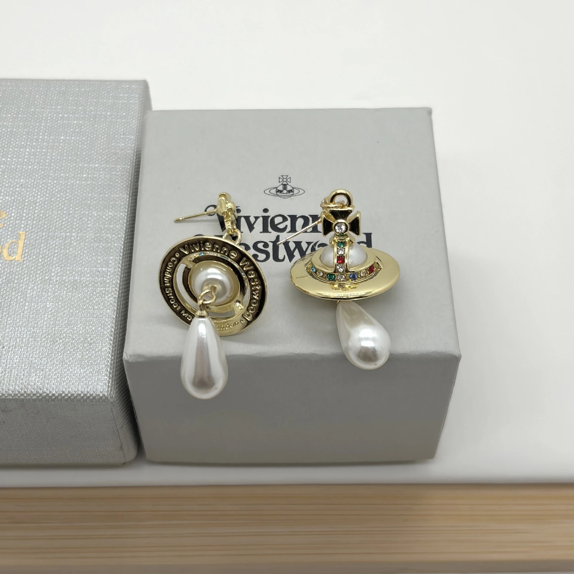 1 # Planet Gold Earrings