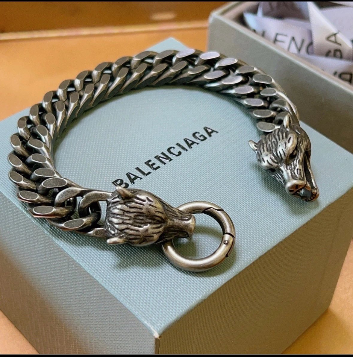 Balenciaga Wolf Head Chain Bra