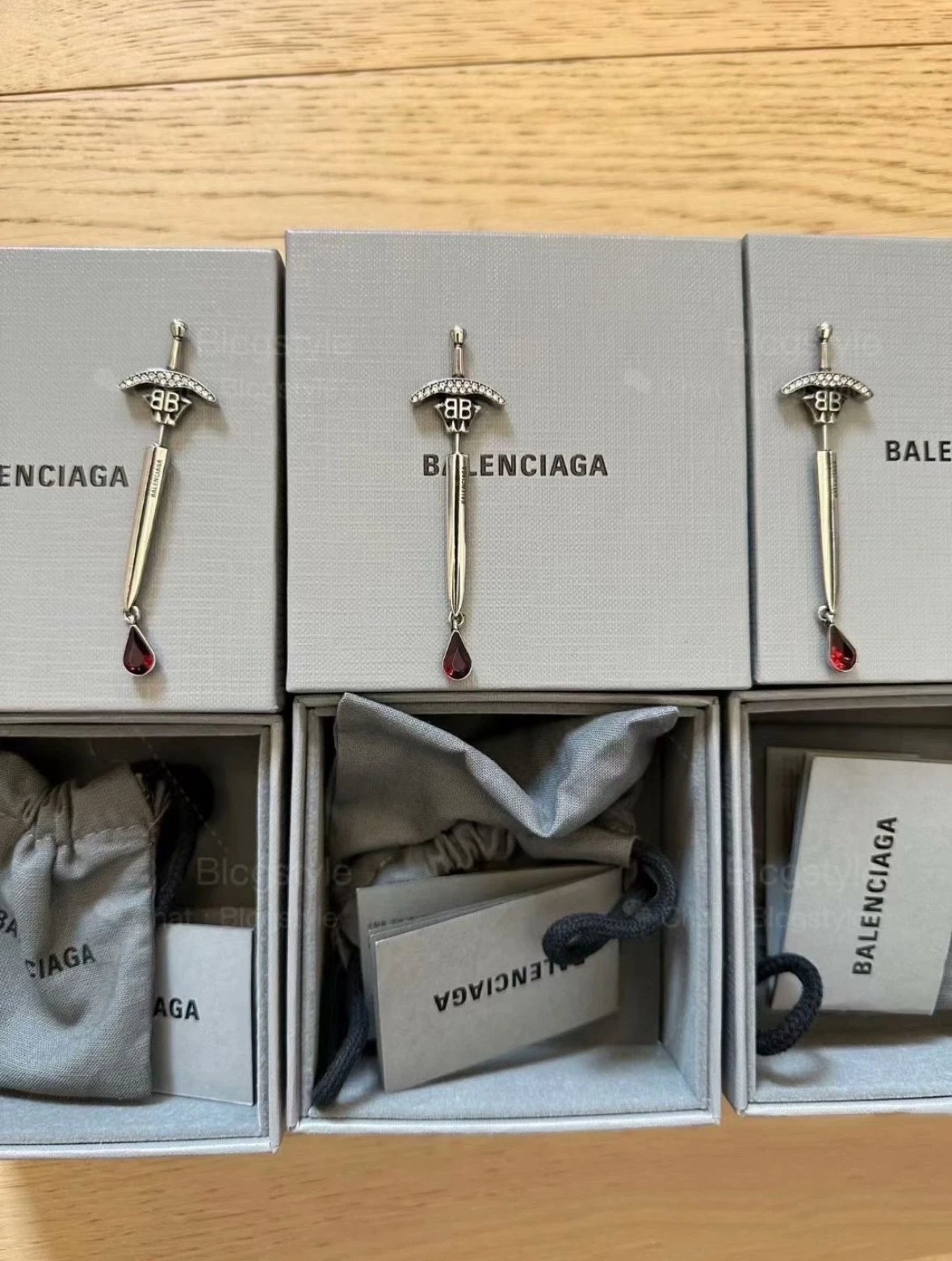 Balenciaga Sword Earrings