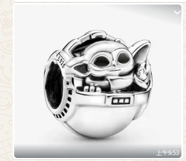 Pandora Grogu Charm