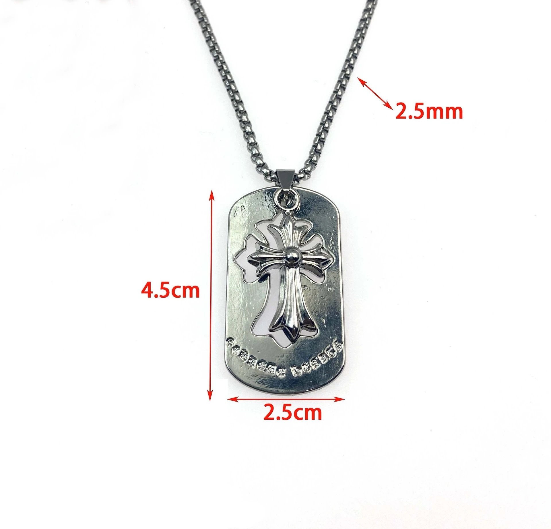 Chrome Hearts Dog Tag Necklace
