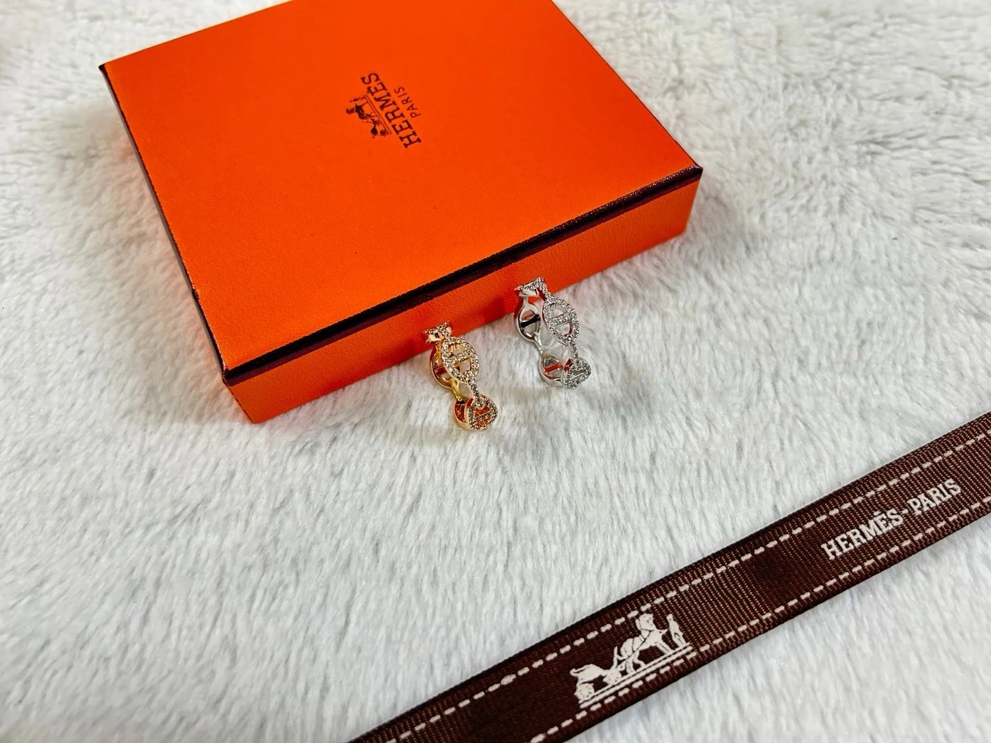 Hermès Chaine d’Ancre Earrings