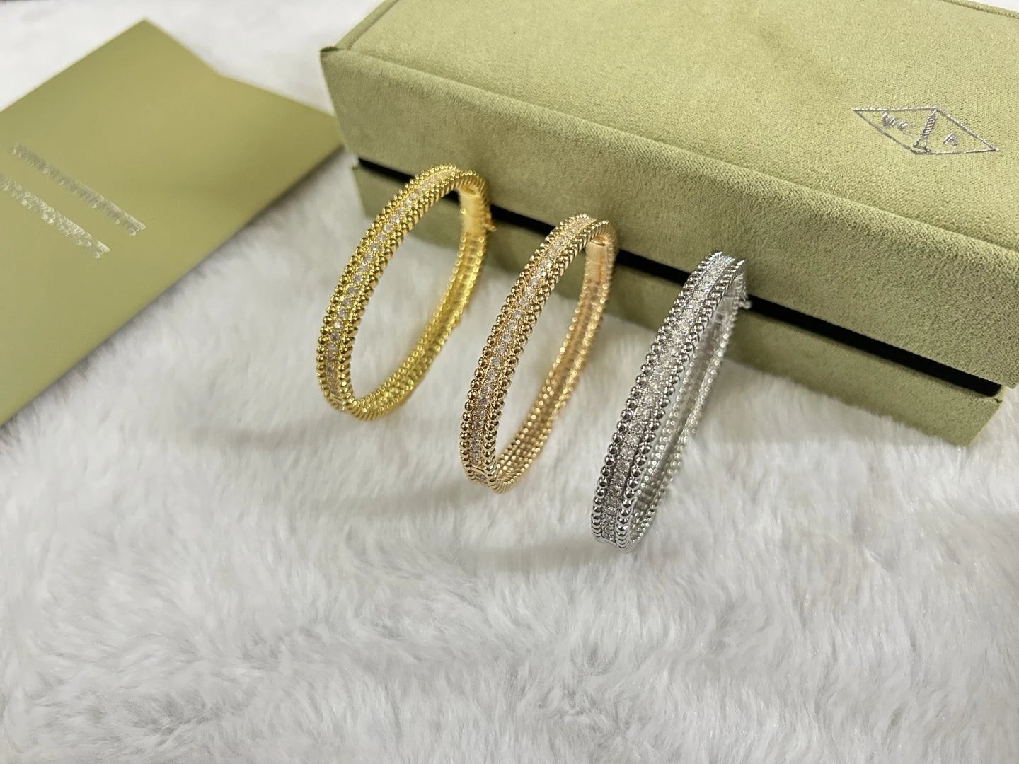 MAYA Mesh Bangle Bracelets [3 