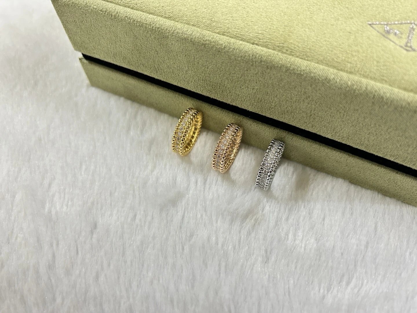 Prada Micro pave Ring [3 style