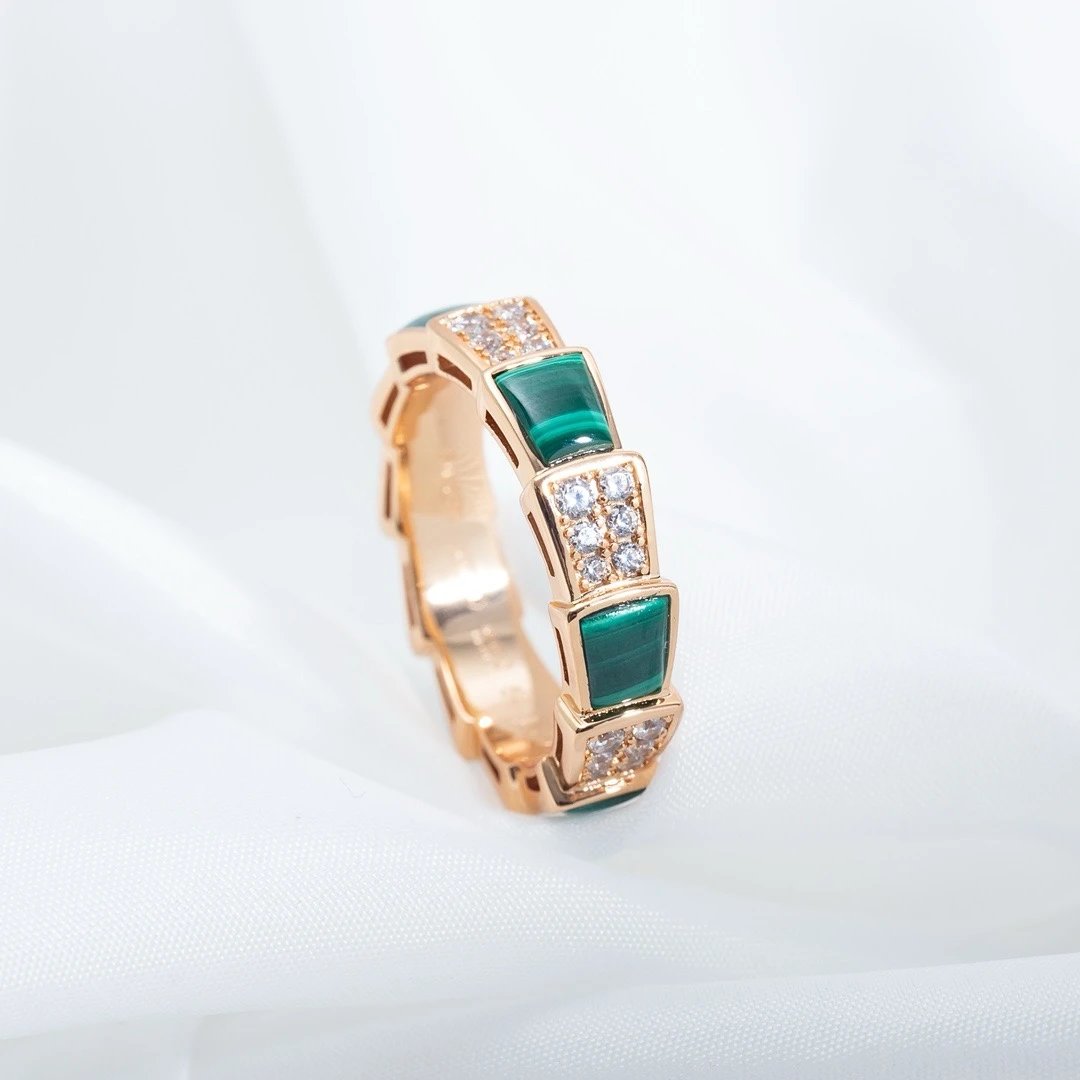 Malachite & Diamond Eternity R