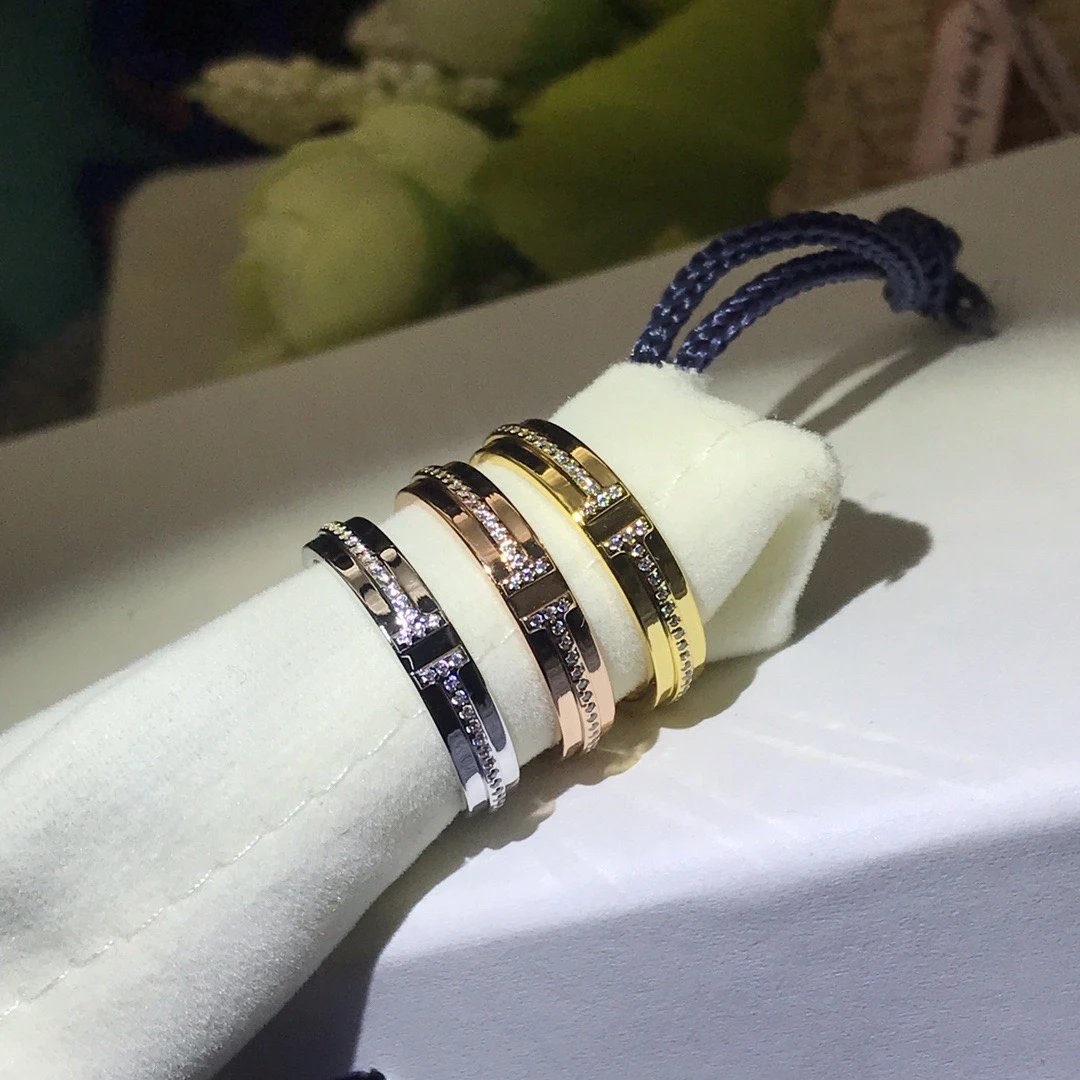 Bvlgari B.zero1 Diamond Ring Set in White Gold, Rose Gold, and Yellow Gold Rings Jewelry - 3