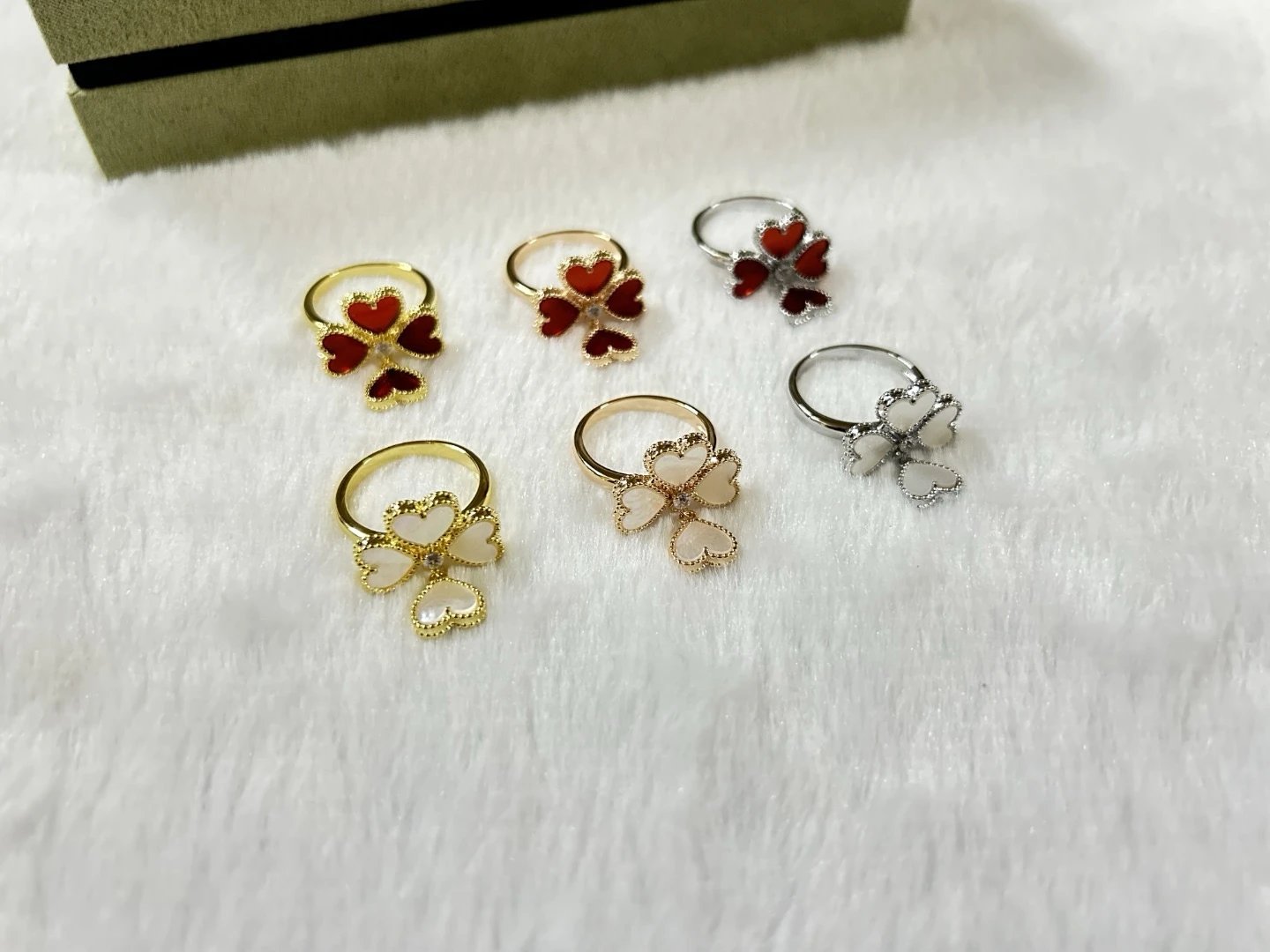 Heart Clover Rings [6 styles]