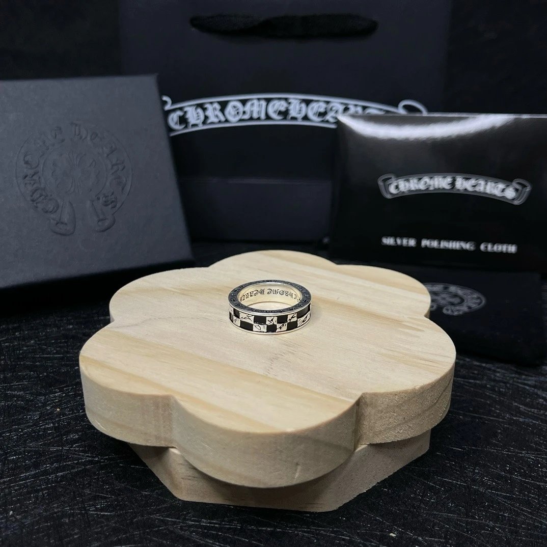 Chrome Hearts Checkered Ring