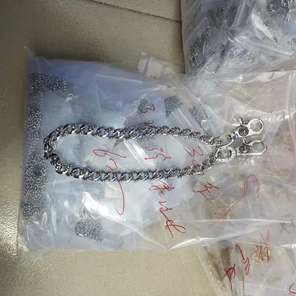 Chrome Hearts Cross Pendant Chain Necklace Silver Jewelry - 6