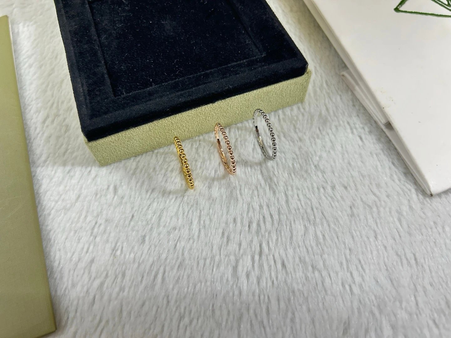 Beaded Stackable Rings [3 styl