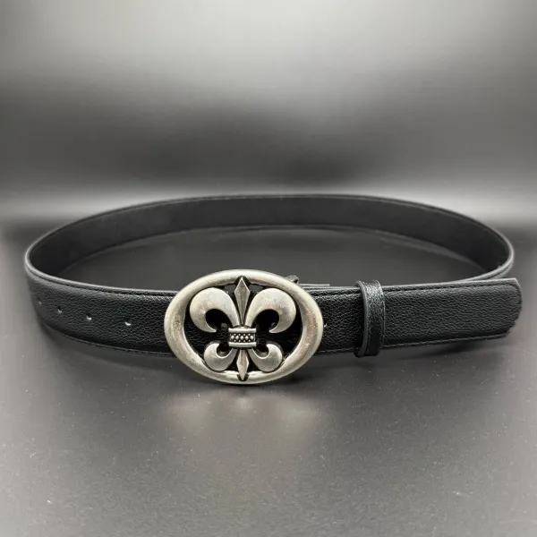 Design The Rolling Stones Tongue Logo Belt Black Leather Belt Belts - 10