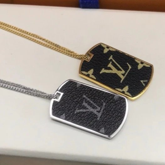 Louis Vuitton Monogram Dog Tag