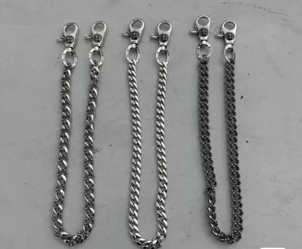 Chrome Hearts Cross Pendant Chain Necklace Silver Jewelry - 2