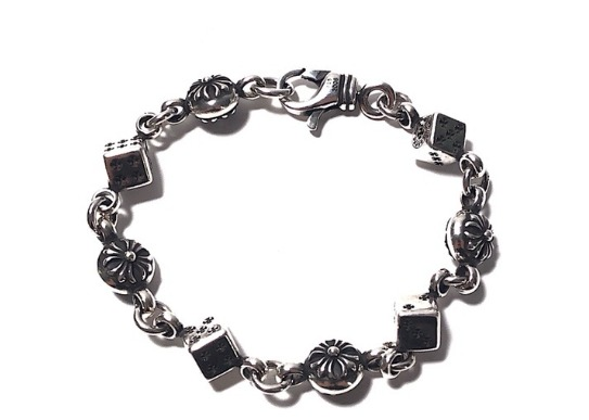 Sterling Silver Dice and Flora