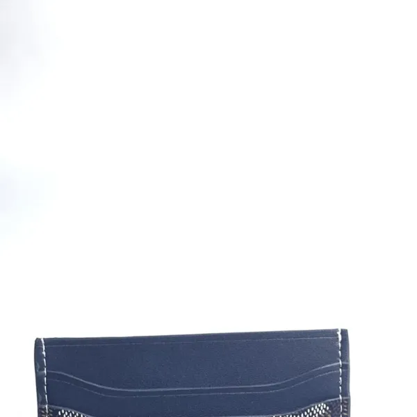 Design Minimalist Navy Card Holder Wallet - 1