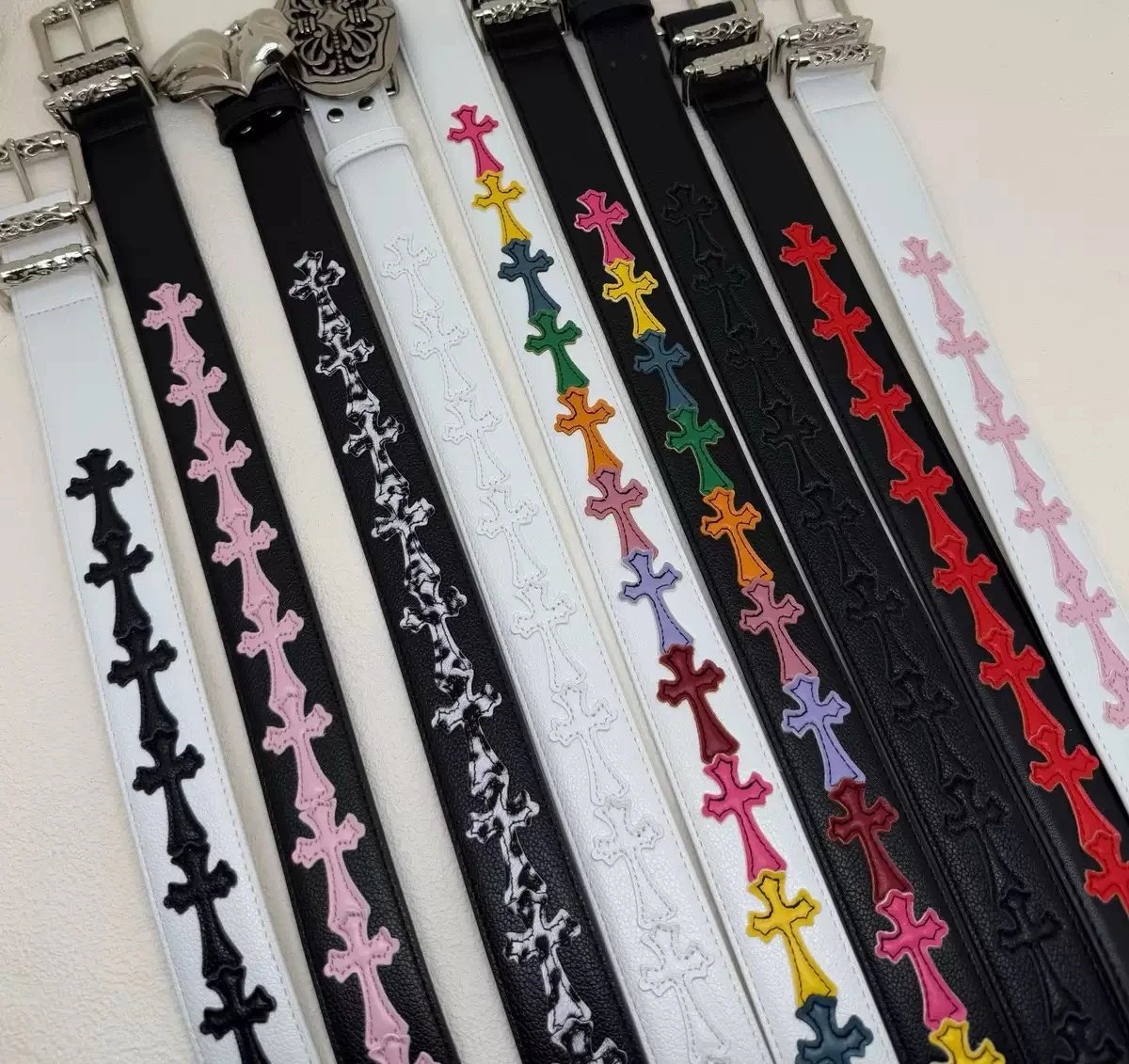 【 Top version 】 Lead free New CH star style printed belt