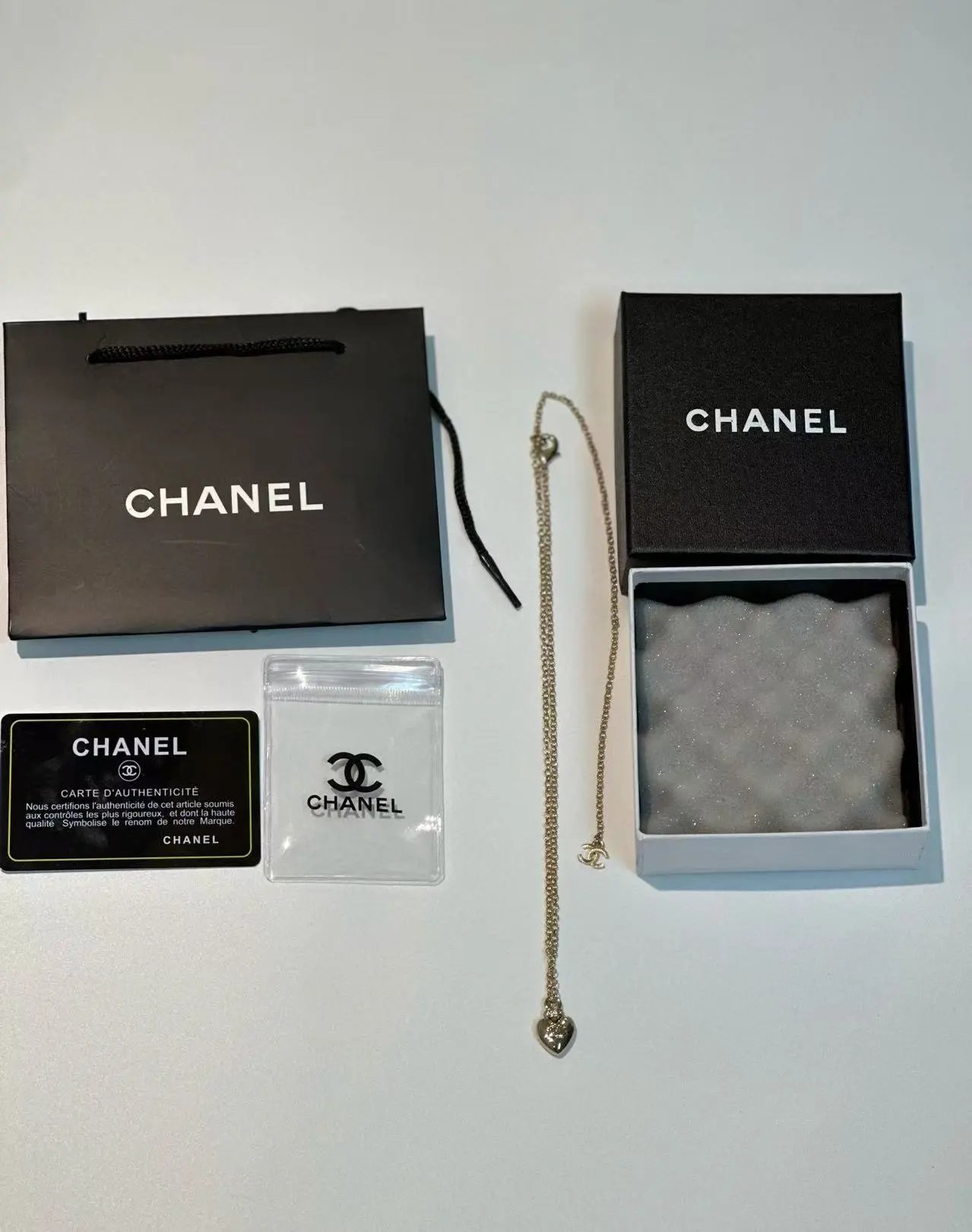 Chanel Heart Pendant Necklace 
