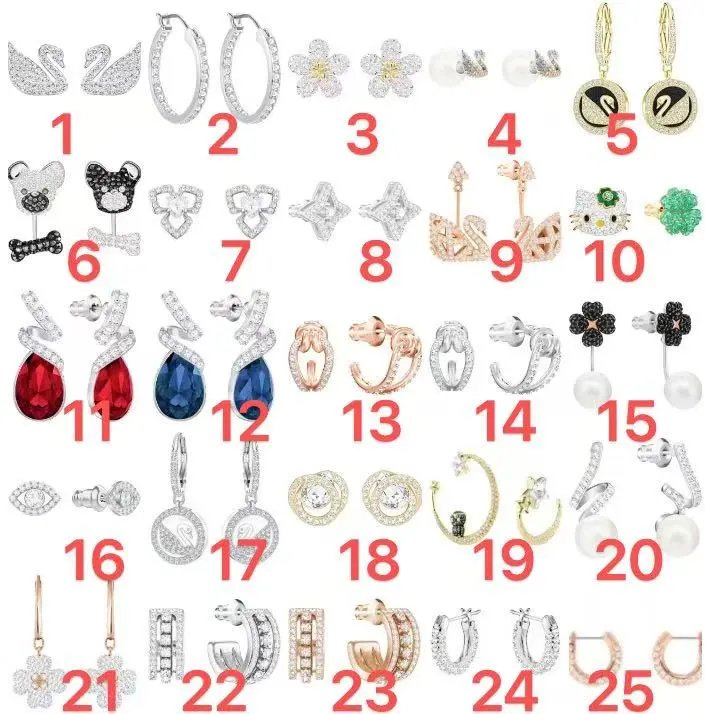 Elegant Crystal & Pearl Earrin