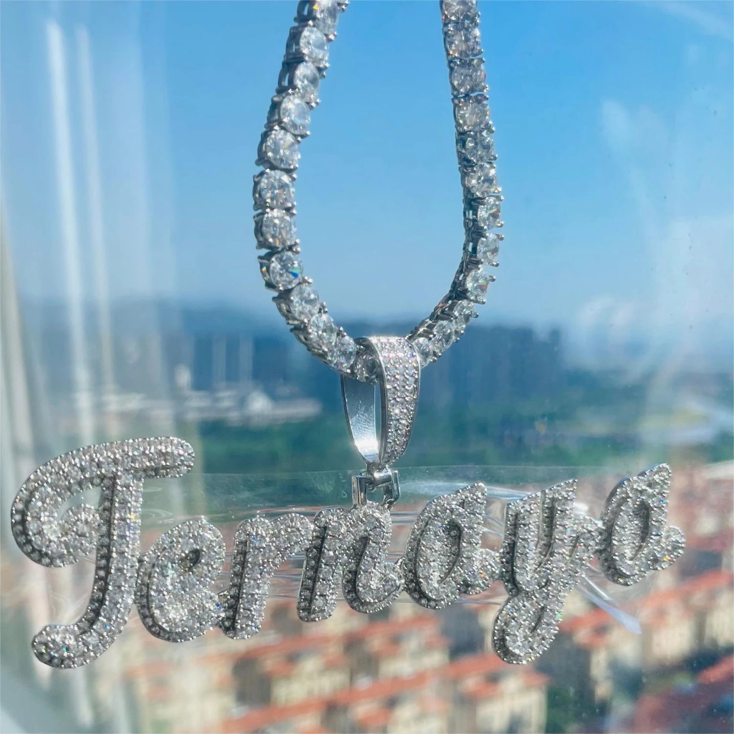 Custom Name Necklace 'Jermaya'