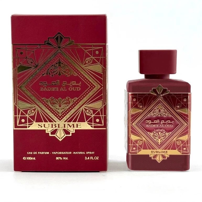 Badee Al Oud Sublime Eau de Parfum Burgundy Bottle
