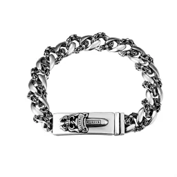 thumbnail for [Top version] croxin 925 silver standard top version bracelet