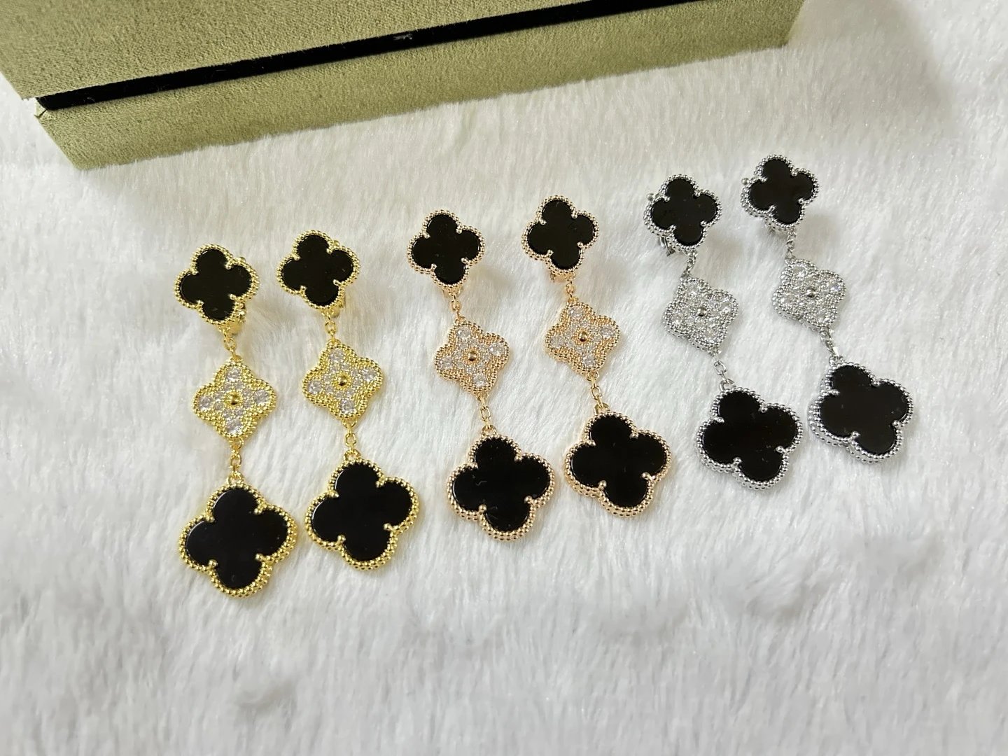 Alhambra Clover Drop Earrings 