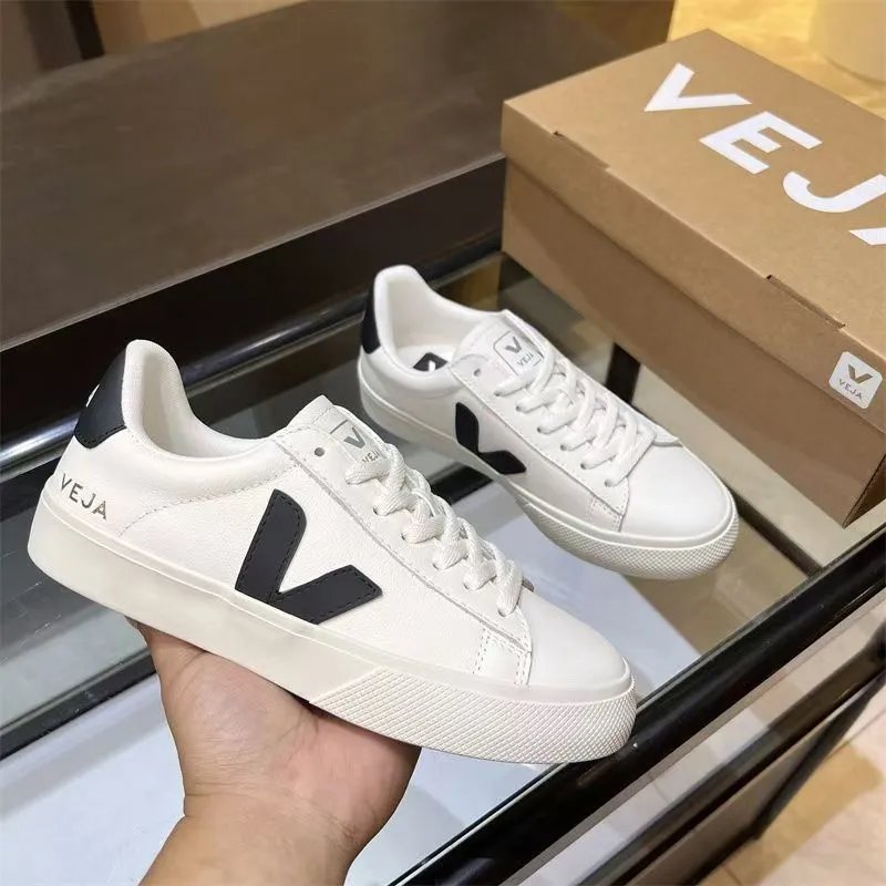 Veja White Low Top Sneakers