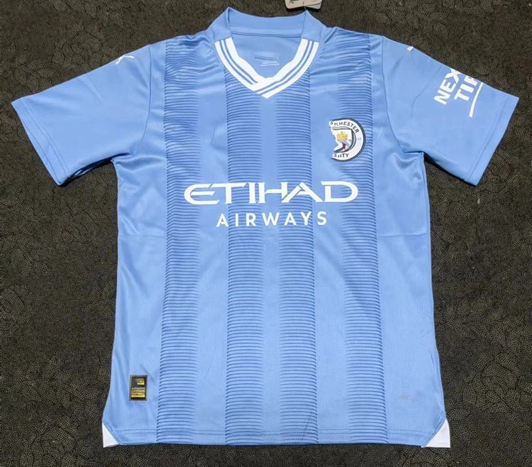 Manchester City FC 2023-24 Home Jersey Light Blue