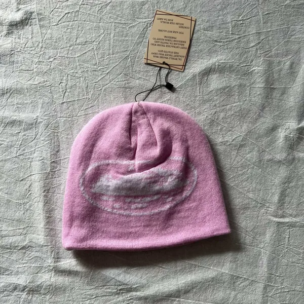 Corteiz Pink Logo Beanie Hat - 1