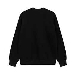 thumbnail for 左胸口潦草刺绣灰帽里黑色羽绒服2170330001