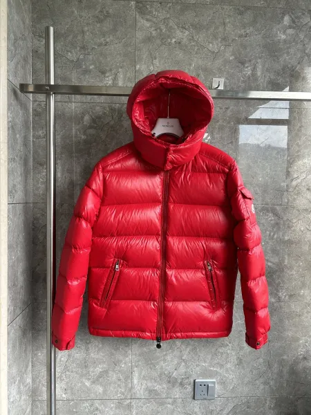Moncler Maya Red Down Jacket - 1