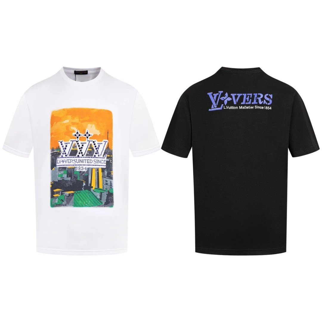 Louis Vuitton Sunset Print T-Shirt