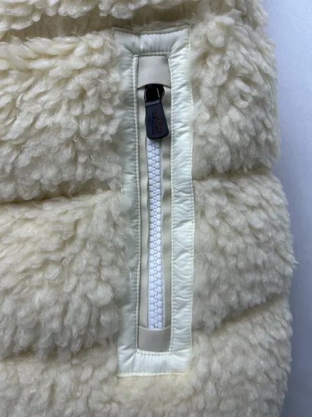 Moncler Genius Sherpa Fleece Vest Beige Outerwear - 13
