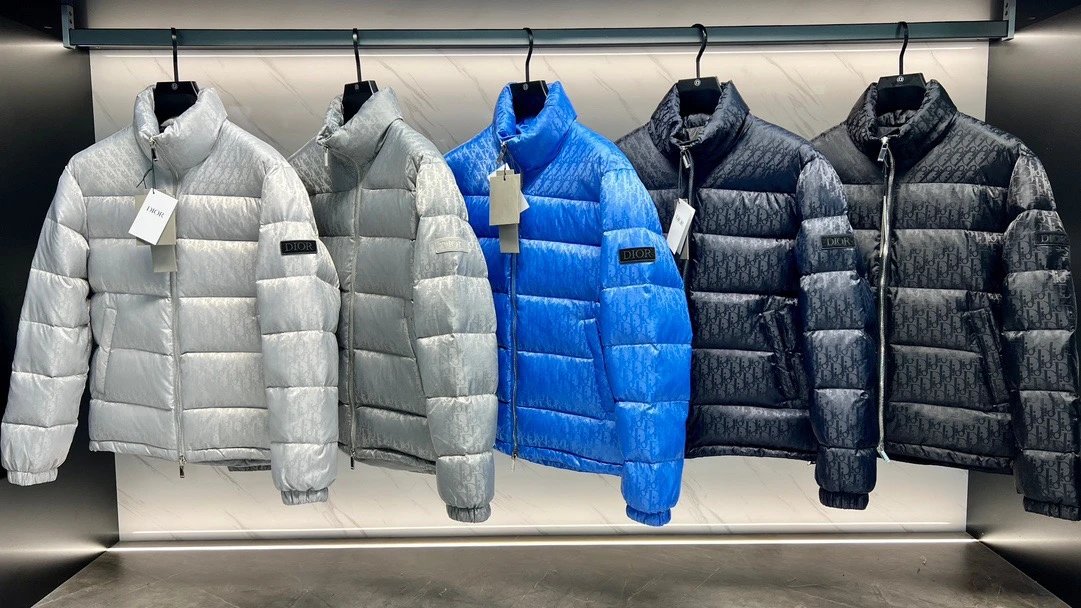 Dior Monogram Collar Down Jacket