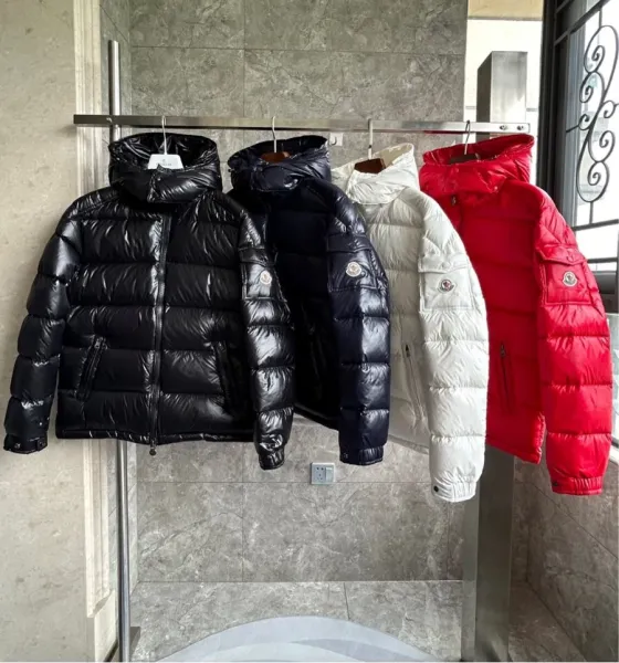 Moncler Maya Red Down Jacket - 4