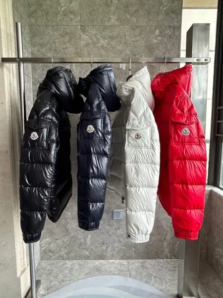 Moncler Maya Red Down Jacket - 5